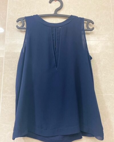 Blusa Azul escuro - Mango