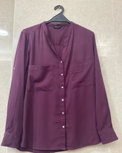Camisa cor de vinho - MO