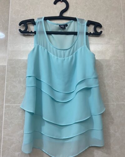 Blusa azul bébé -  Vero Moda
