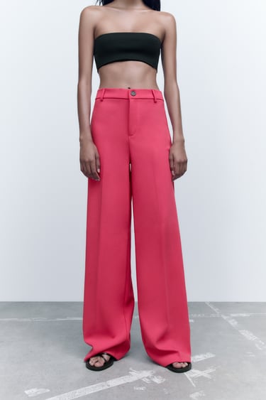 Calças Full Lenght - Fuschia - Zara